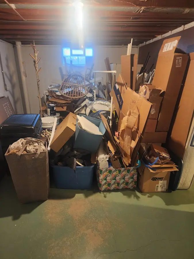 Roll-off dumpster container at job site for Construction Dumpster Rental in Suncrest